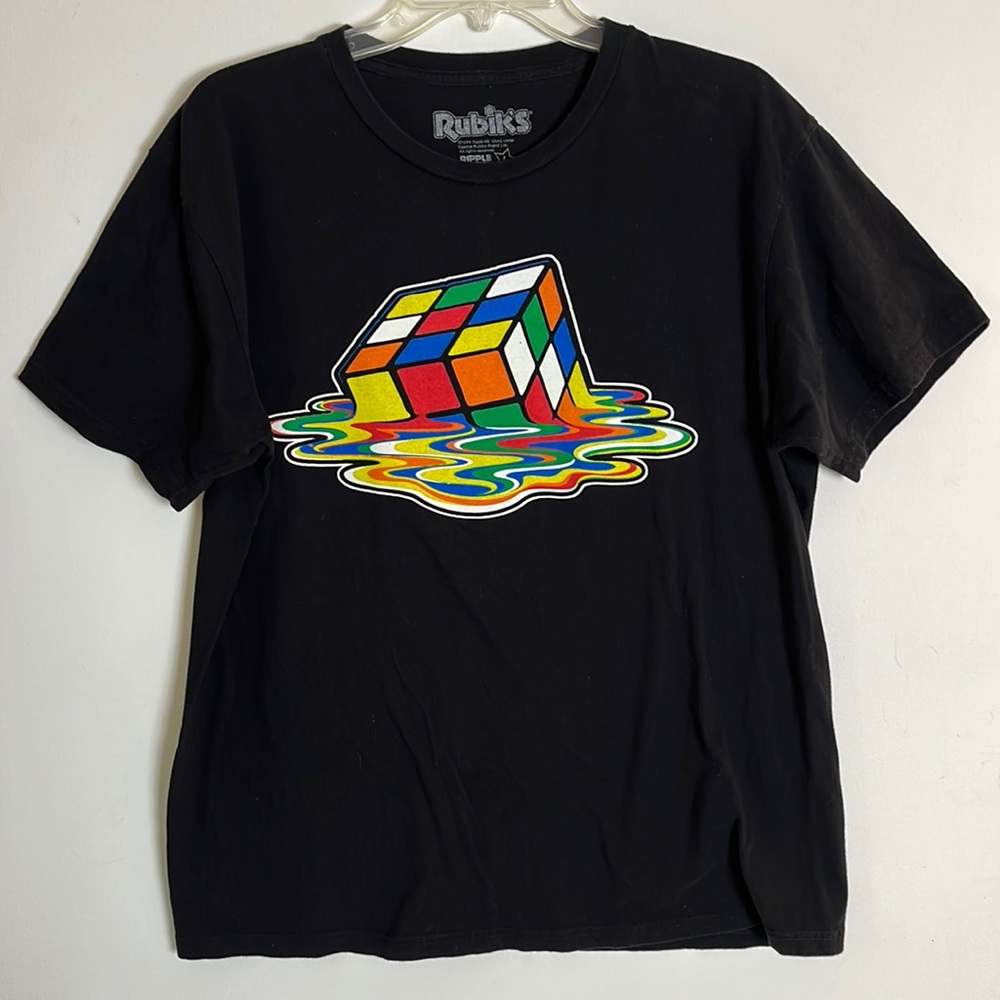 Men’s Rubik’s Ripple Junction T-Shirt 1974 Rubik’s license Rubik’s Brand S Large